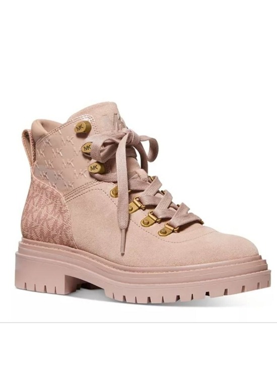 Michael Kors Shoes - MICHAEL KORS WOMEN'S HIKING BOOTS SIGNATURE SUEDE DEMPSEY SIZE 10 & 11